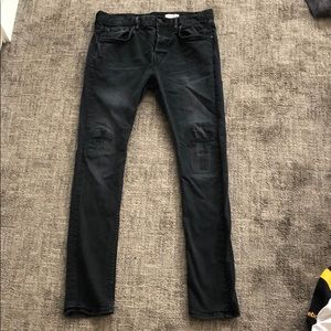 All Saints black skinny jeans
